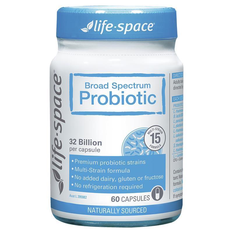 Men vi sinh Úc Life Space Broad Spectrum  60  viên