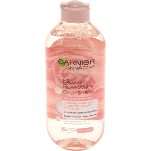  Nước hoa hồng Garnier Micellar Rose Water Clean & Glow 400ml