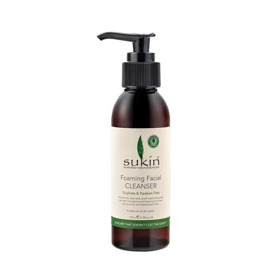 Sữa Rửa Mặt Sukin Foaming Facial Cleanser (125ml)