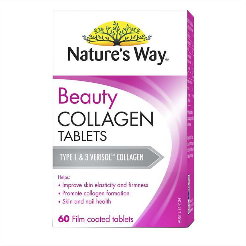 Viên uống Collagen Nature Way Beauty Collagen 60 viên – Bí kíp gìn giữ vẻ đẹp thanh xuân