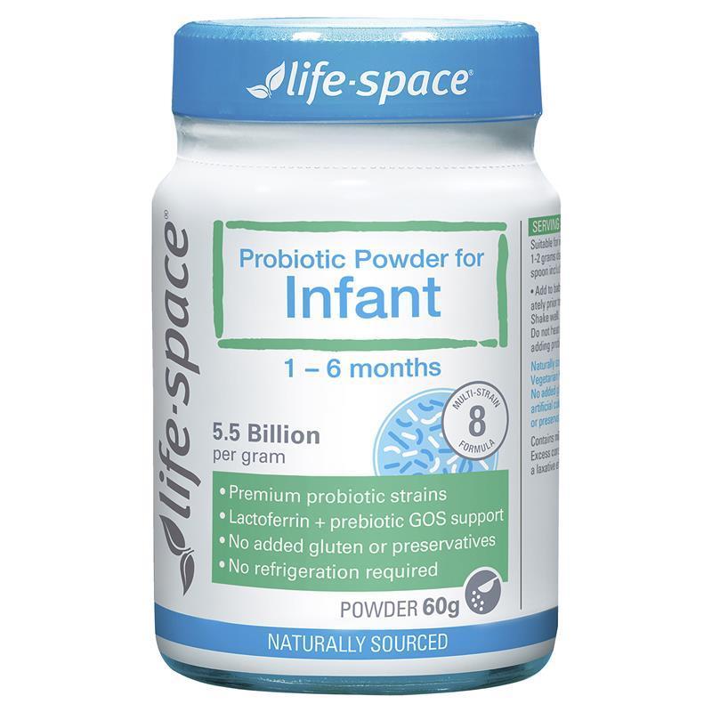 Men vi sinh trẻ em (1-6 tháng) Úc Life Space 60g