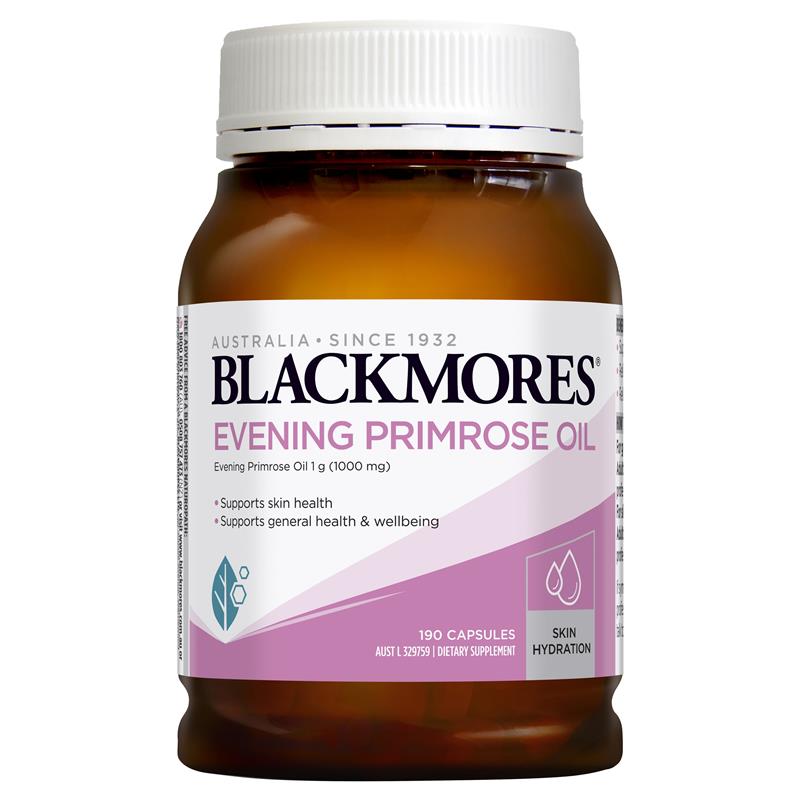 Tinh dầu hoa anh thảo Blackmores Úc Evening Primrose oil 190 viên – MẪU MỚI NHẤT