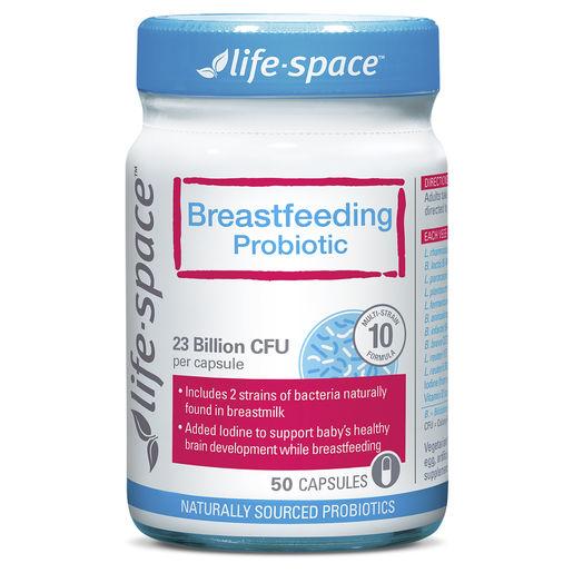 Men vi sinh hổ trợ thai nhi Life Space Probiotic for Breastfeeding 50 viên