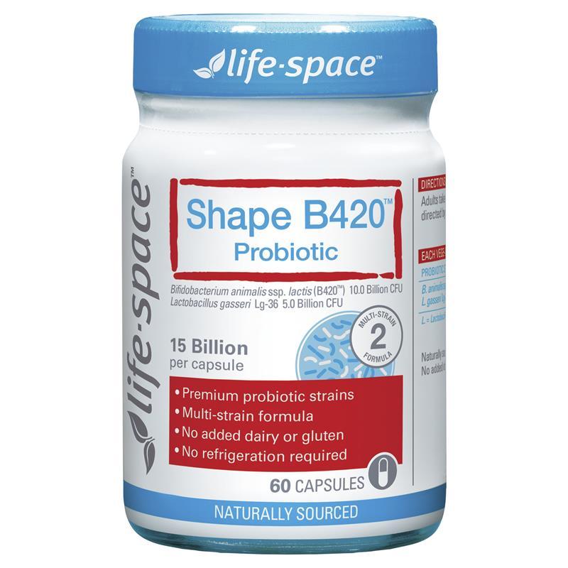  Men vi sinh người lớn ÚC Life Space Shape B420 60 viên