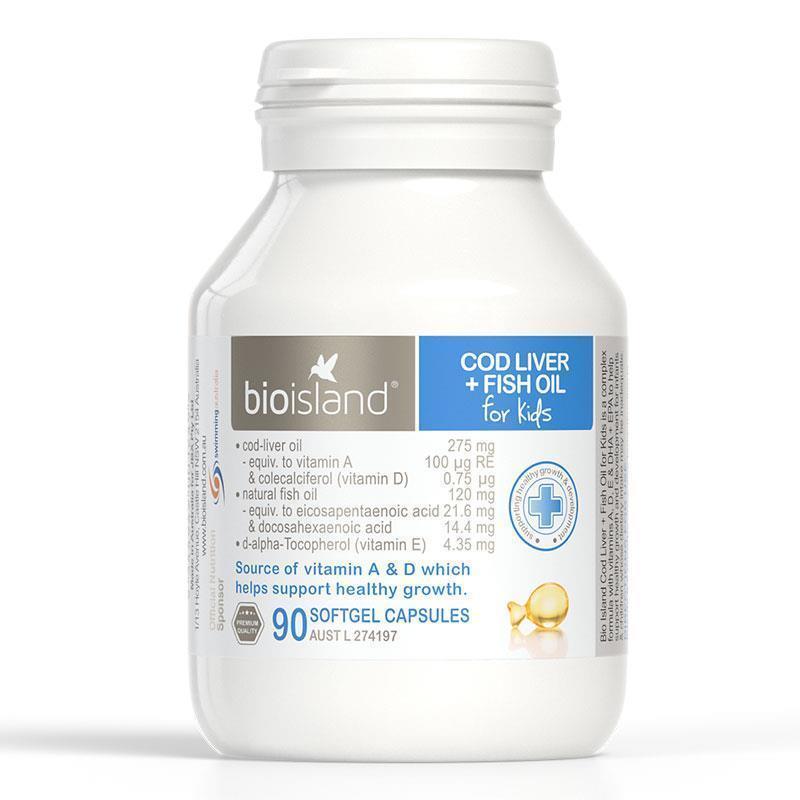 Dầu cá trẻ em Úc Bio Island  90 viên