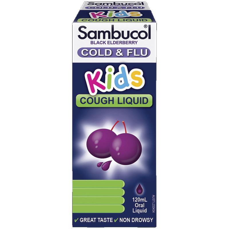 Siro ho, cảm cúm trẻ em của ÚC Sambucol 120ml
