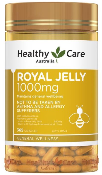 Sữa Ong chúa Healthy Care Úc 1000mg 365 viên