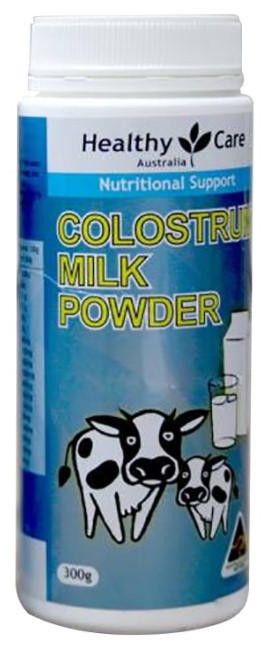 Sữa bò non dạng bột Healthy Care Colostrum 300g của Úc