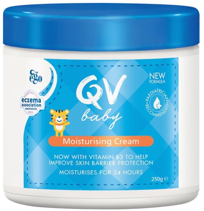 Kem dưỡng ẩm cho bé chính hãng Úc Ego QV Baby 250g