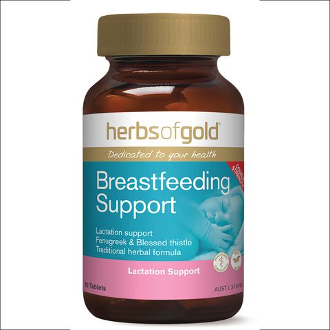 Viên uống lợi sữa Herbs of Gold Breastfeeding Support Double Strength 60 viên