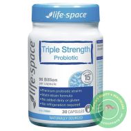 Men tiêu hóa người lớn Life Space Triple Strength 30 viên