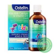 Canxi và Vitamin D3 dạng nước Ostelin Kids Milk Calcium & Vitamin D3 Liquid 90ml