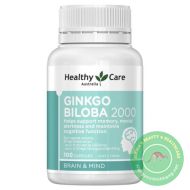 Bổ não Ginkgo Biloba Healthy Care Úc 2000