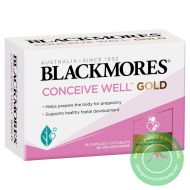 Viên Uống thụ thai, bổ trứng  Blackmores Conceive Well Gold Của Úc (mẫu mới)