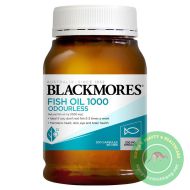 Dầu cá không mùi Blackmores Odourless Fish Oil 1000mg 200 viên (omega 3)- mẫu mới