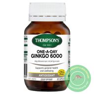 Bổ não úc Thompsons One-A-Day Ginkgo 6000mg 60 viên