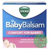 Dầu giữ ấm ,giảm ho  ÚC Vicks baby balsam (3th+)
